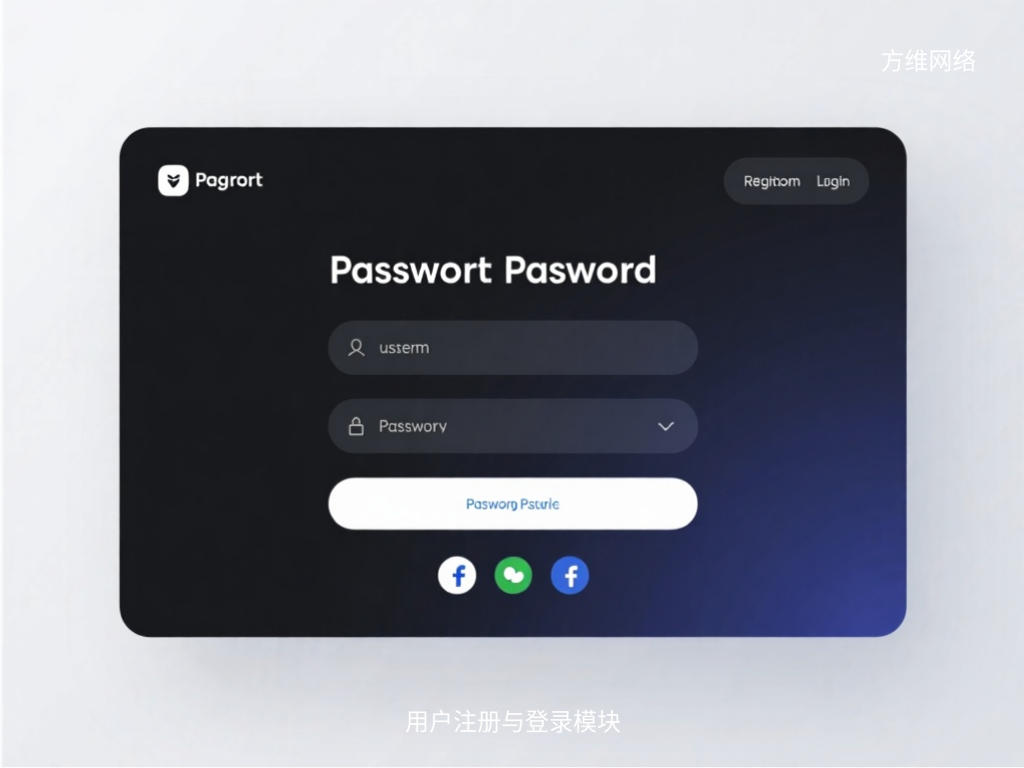 用户注册与登录模块